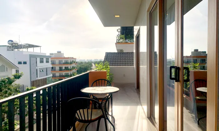Separate One Bedroom Kim Residence Suites Serviced Apartment For Rent HCM 50sqm 600 USD/month