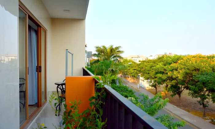 Separate One Bedroom Kim Residence Suites Serviced Apartment For Rent HCM 50sqm 600 USD/month
