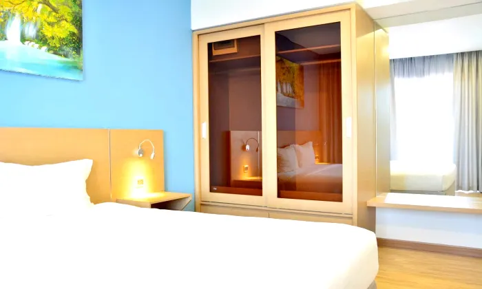 Separate One Bedroom Kim Residence Suites Serviced Apartment For Rent HCM 50sqm 600 USD/month