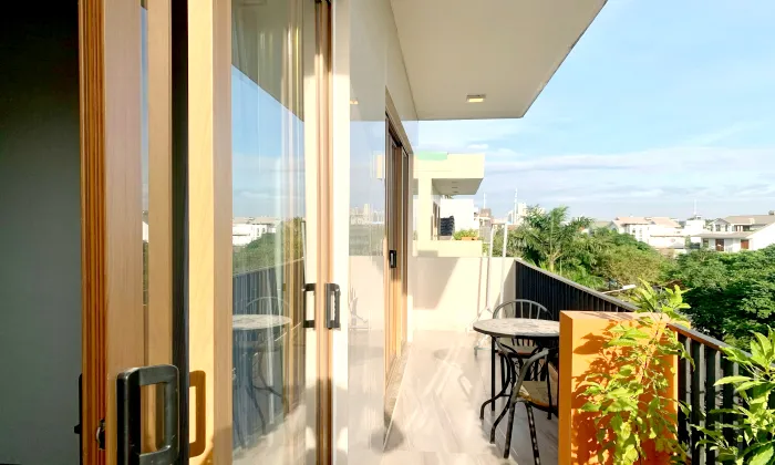 Separate One Bedroom Kim Residence Suites Serviced Apartment For Rent HCM 50sqm 600 USD/month