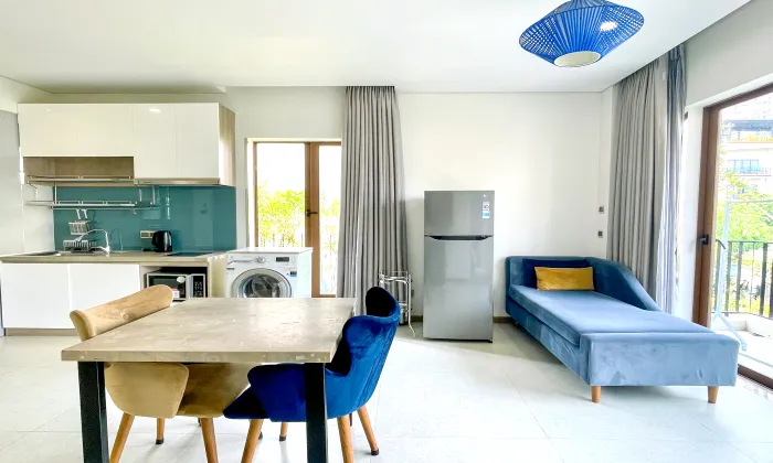 Nice Balcony One Bedroom Kim Residence Apartment For Rent in An Phu HCM 50sqm 600 USD/month