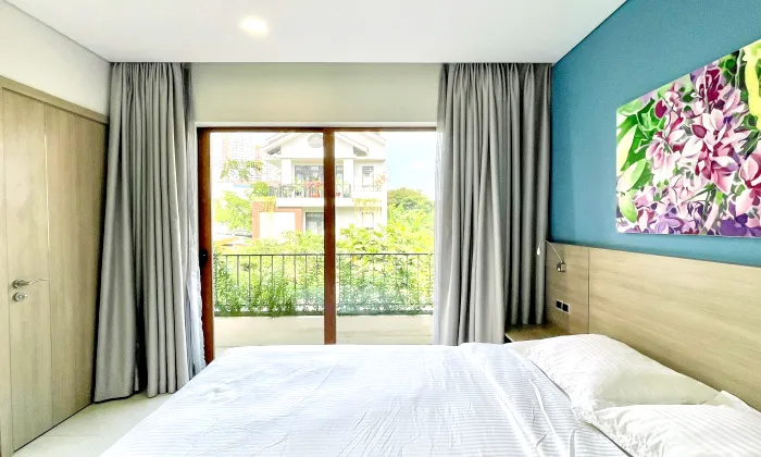 Nice Balcony One Bedroom Kim Residence Apartment For Rent in An Phu HCM 50sqm 600 USD/month