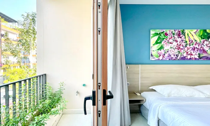 Nice Balcony One Bedroom Kim Residence Apartment For Rent in An Phu HCM 50sqm 600 USD/month