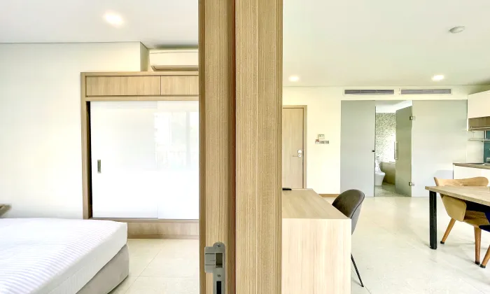 Nice Balcony One Bedroom Kim Residence Apartment For Rent in An Phu HCM 50sqm 600 USD/month