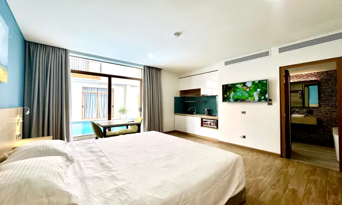 Studio Home Kim Residence Suites Serviced Apartment For Rent in HCMC 30sqm 500 USD/month