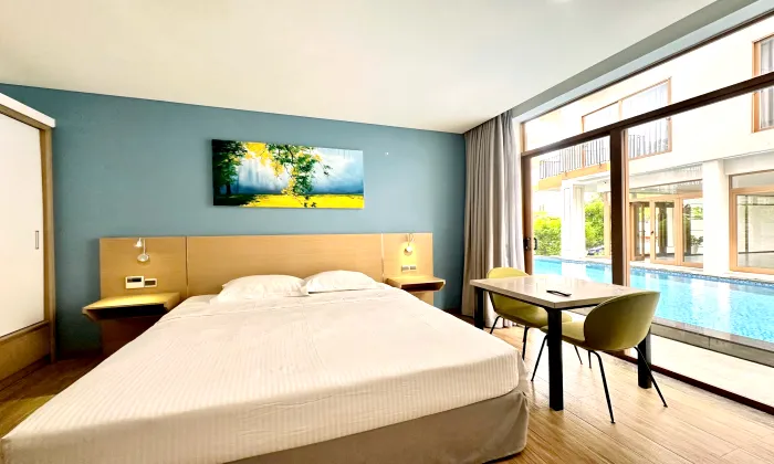 Studio Home Kim Residence Suites Serviced Apartment For Rent in HCMC 30sqm 500 USD/month