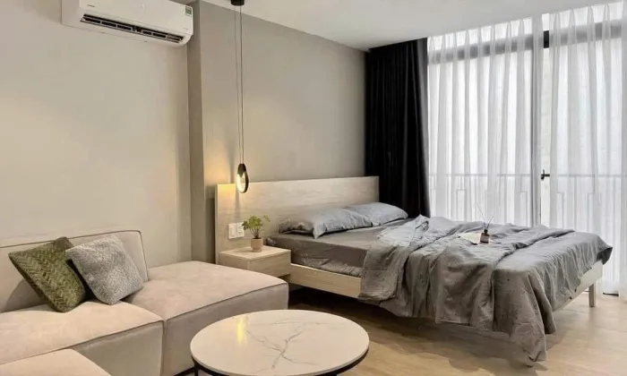 Studio Gao Serviced Apartment For Rent in Binh Thanh District HCMC 40sqm 600 USD/month