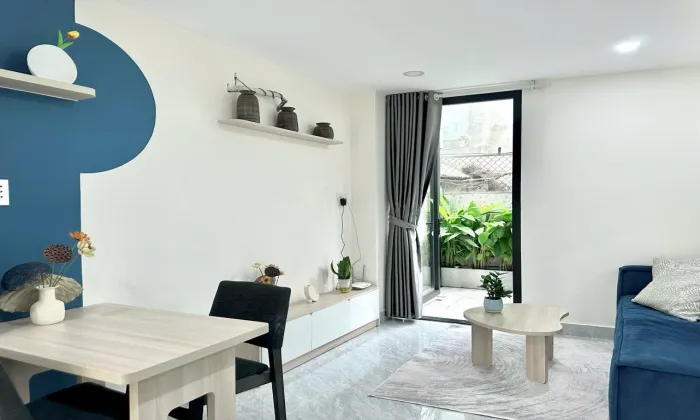 Small One Bedroom Ground Floor DKA Apartment For Rent Binh Thanh HCM 40sqm 450 USD/month