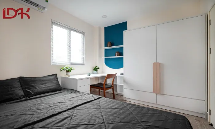 Small One Bedroom Ground Floor DKA Apartment For Rent Binh Thanh HCM 40sqm 450 USD/month