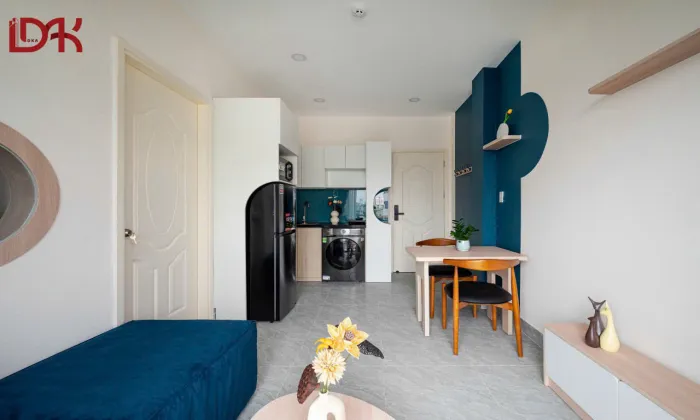 Small One Bedroom Ground Floor DKA Apartment For Rent Binh Thanh HCM 40sqm 450 USD/month
