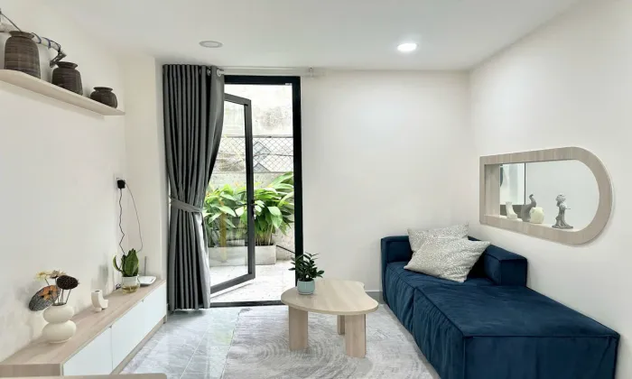 Small One Bedroom Ground Floor DKA Apartment For Rent Binh Thanh HCM 40sqm 450 USD/month
