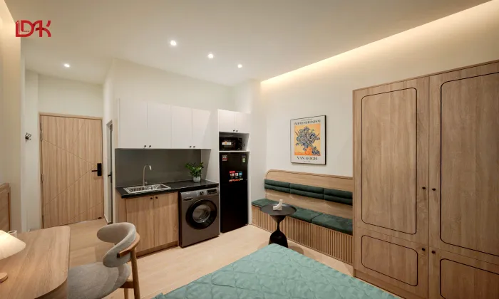 Studio DKA Home Nguyen Phi Khanh For Rent in Tan Dinh District 1 HCM 25sqm 400 USD/month