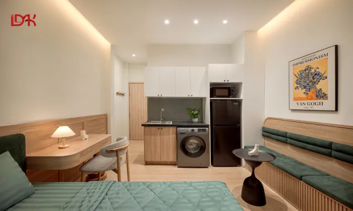 Studio DKA Home Nguyen Phi Khanh For Rent in Tan Dinh District 1 HCM 25sqm 400 USD/month