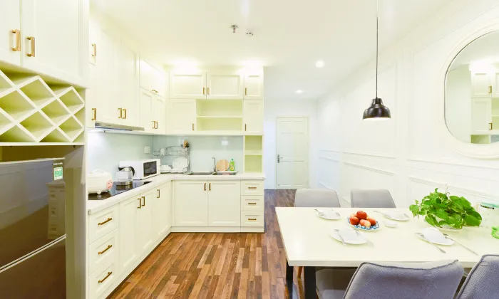 Blue Studio Justyle Serviced Apartment For Rent in District 3 HCMC 52sqm 570 USD/month