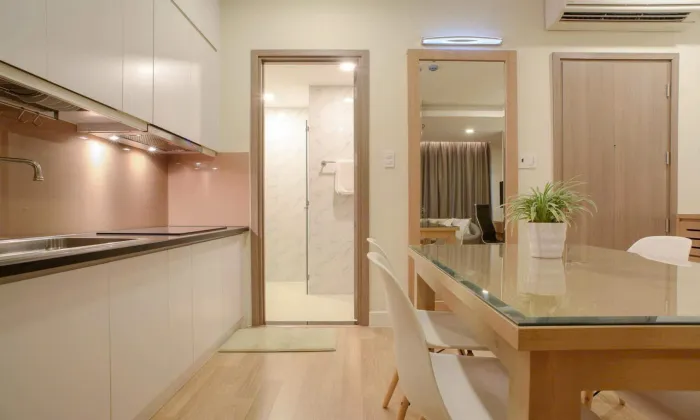 Bright Light Studio Equinox Serviced Apartment For Rent in District 3 HCM 45sqm 650 USD/month