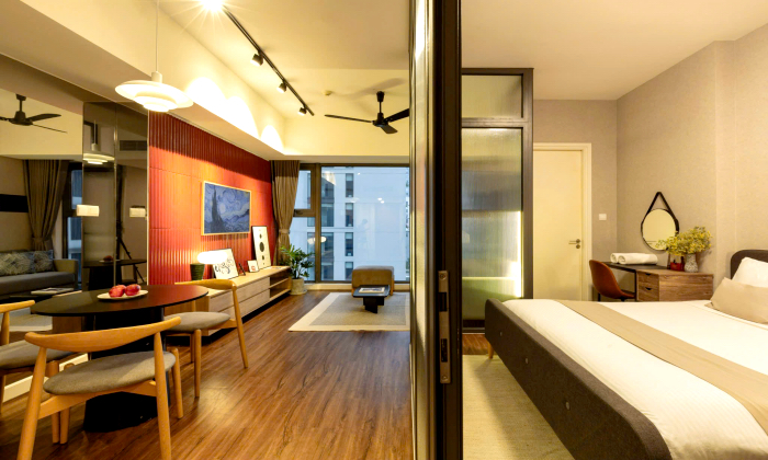 Amazing Decoration Studio One Bedroom Gateway Thao Dien For Rent HCM