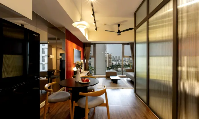 Amazing Decoration Studio One Bedroom Gateway Thao Dien For Rent HCM 45sqm 1,000 USD/month