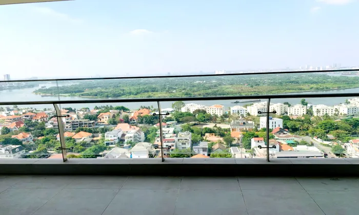 So Great View 03 Bedroom Gateway Thao Dien Apartment For Rent HCM 122sqm 3,300 USD/month