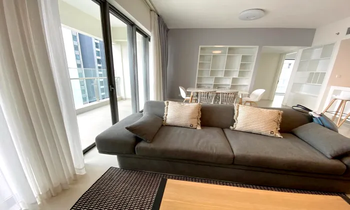 So Great View 03 Bedroom Gateway Thao Dien Apartment For Rent HCM 122sqm 3,300 USD/month
