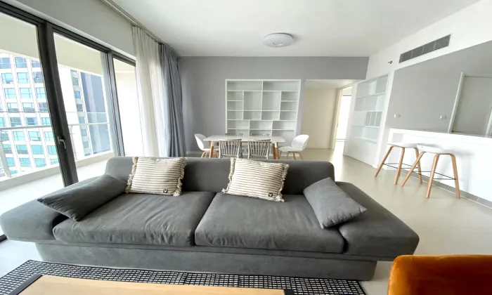 So Great View 03 Bedroom Gateway Thao Dien Apartment For Rent HCM 122sqm 3,300 USD/month