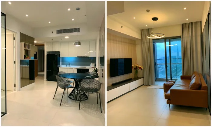 Modern Unit One Bedroom Gateway Thao Dien For Rent in HCMC 59sqm 1,000 USD/month