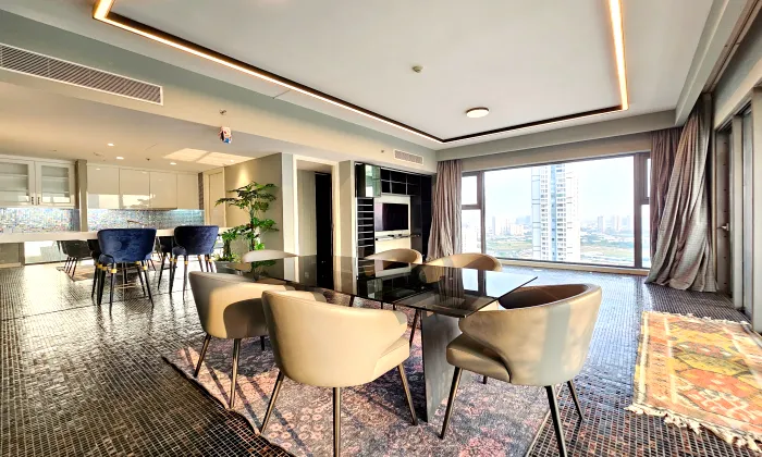 Fancy Home Three Bedroom Gateway Thao Dien Apartment For Rent HCMC 133sqm 2,800 USD/month