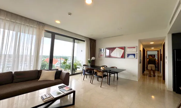 So Nice Interior Three Bedroom The Nassim Thao Dien For Rent in HCMC 133sqm 2,700 USD/month