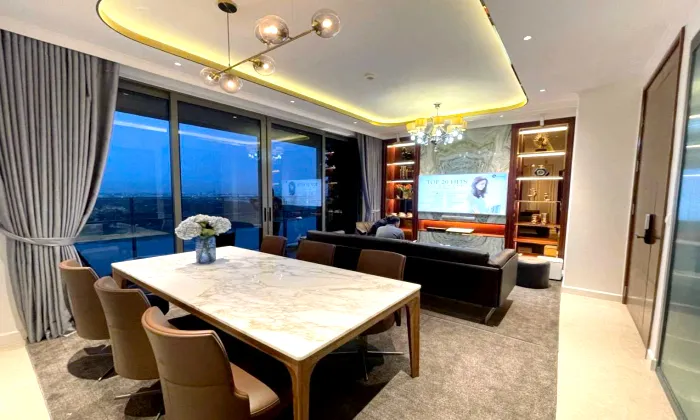 So Good View and Interior Three Bedroom The Nassim Thao Dien For Rent HMC 122sqm 3,150 USD/month