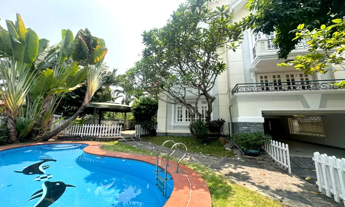 So Good Conditions Villa For Rent in Compound Thao Dien 1 HCMC 700sqm 5,500 USD/month