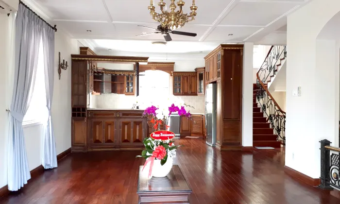 Big Pool Villa For Rent in Eden Compound Nguyen Van Huong Thao Dien HCM 650sqm 6,000 USD/month