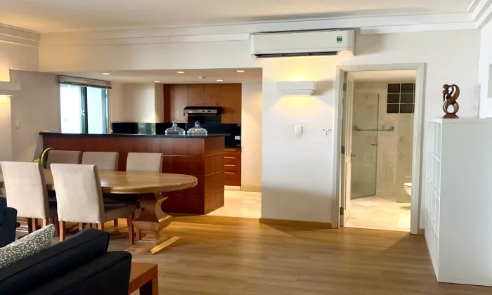 So Big Balcony 02 Bedroom Serviced Apartment in District 3 For Rent HCM 140sqm 1,400 USD/month