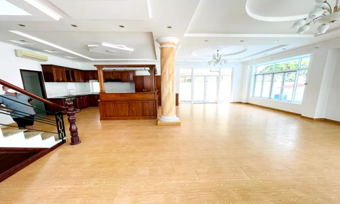 Nice Pool Garden Villa For Rent in 216 Nguyen Van Huong Thao Dien HCM 700sqm 4,000 USD/month