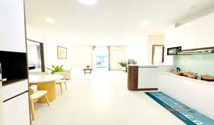Spacious 03 Bedroom Sunny Serviced Apartment For Rent in Thao Dien HCMC 120sqm 1,400 USD/month