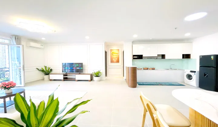 Spacious 03 Bedroom Sunny Serviced Apartment For Rent in Thao Dien HCMC 120sqm 1,400 USD/month