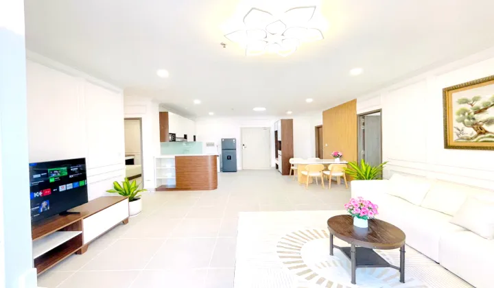 Spacious 03 Bedroom Sunny Serviced Apartment For Rent in Thao Dien HCMC 120sqm 1,400 USD/month