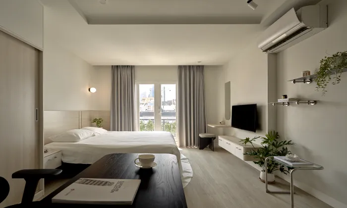 LB Boutique Apartments For Rent in Nguyen Thai Binh District 1 HCMC 45sqm 800 USD/month