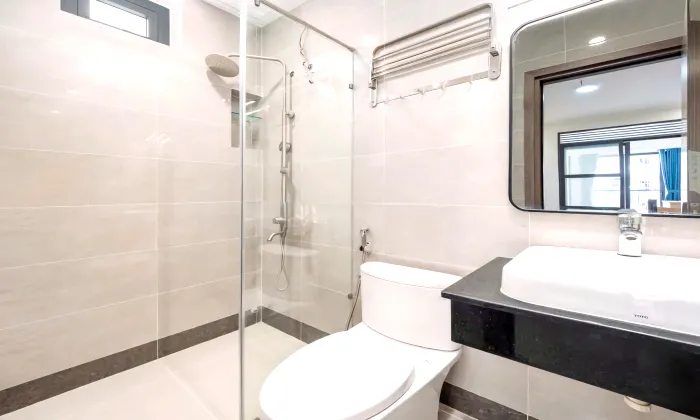 Nice Balcony Studio Apartment For Rent in Thao Dien HCMC 40sqm 460 USD/month