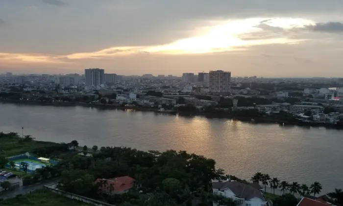 Duplex Partly Furnished River Garden Apartment For Rent Thao Dien HCM 280sqm 3,500 USD/month