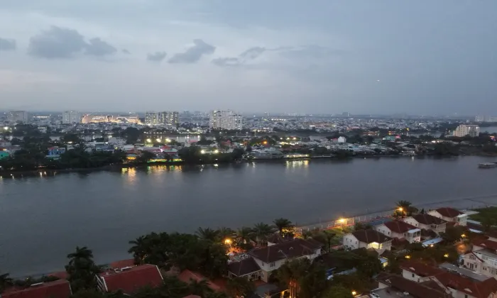 Duplex Partly Furnished River Garden Apartment For Rent Thao Dien HCM 280sqm 3,500 USD/month