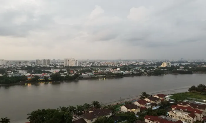 Duplex Partly Furnished River Garden Apartment For Rent Thao Dien HCM 280sqm 3,500 USD/month