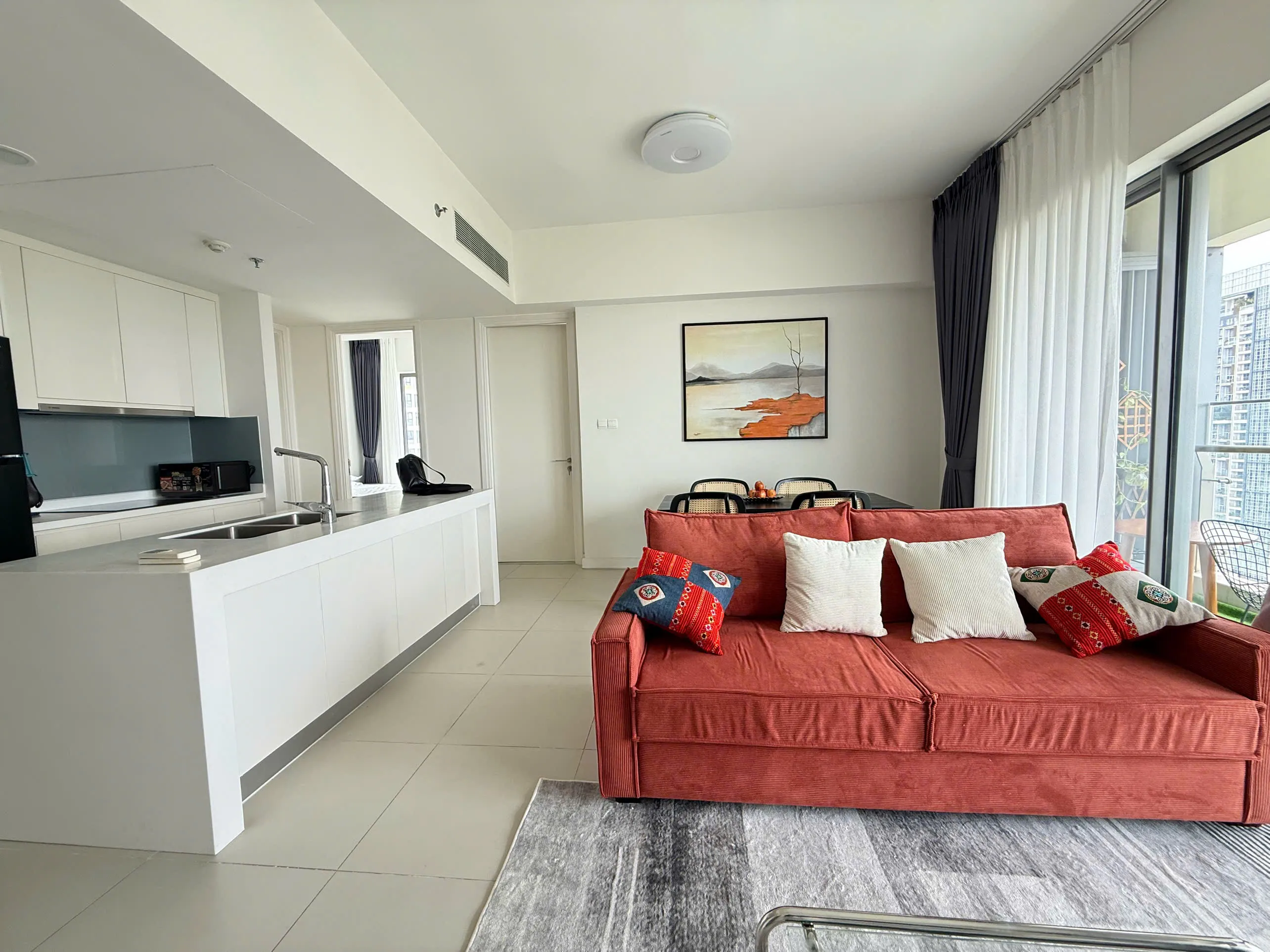 City View 02 Bedrooms Gateway Thao Dien For Rent in HCMC 90sqm 1,550 USD/month