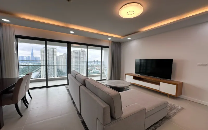 Perfect View Four Bedroom Apartment For Rent in Gateway Thao Dien HCM 143sqm 3,300 USD/month