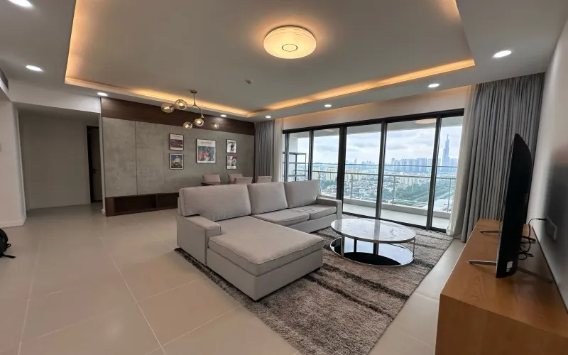 Perfect View Four Bedroom Apartment For Rent in Gateway Thao Dien HCM 143sqm 3,300 USD/month