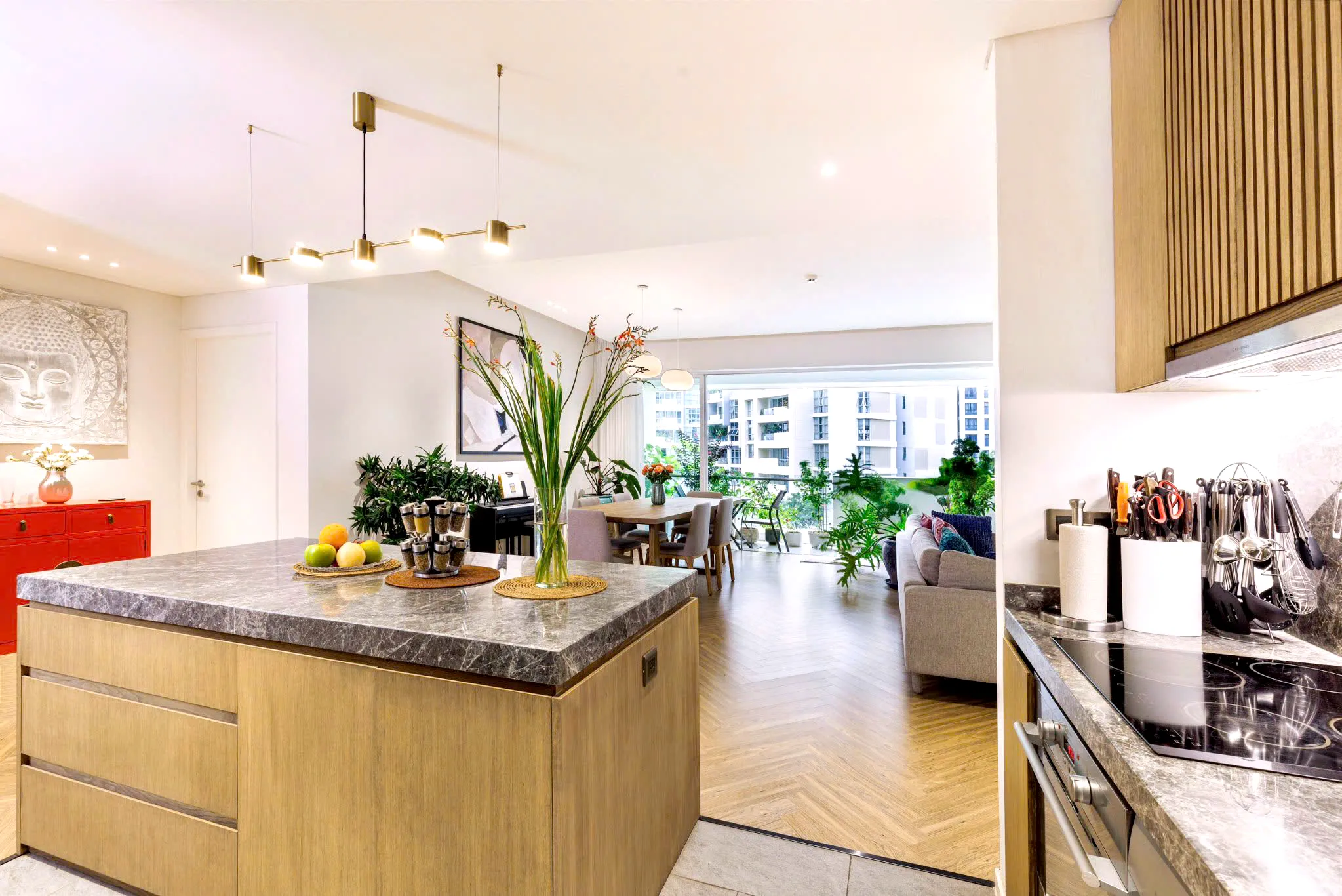 Renovation 171sqm Three Bedroom Estella Apartment For Rent in HCMC 3,600 USD/month