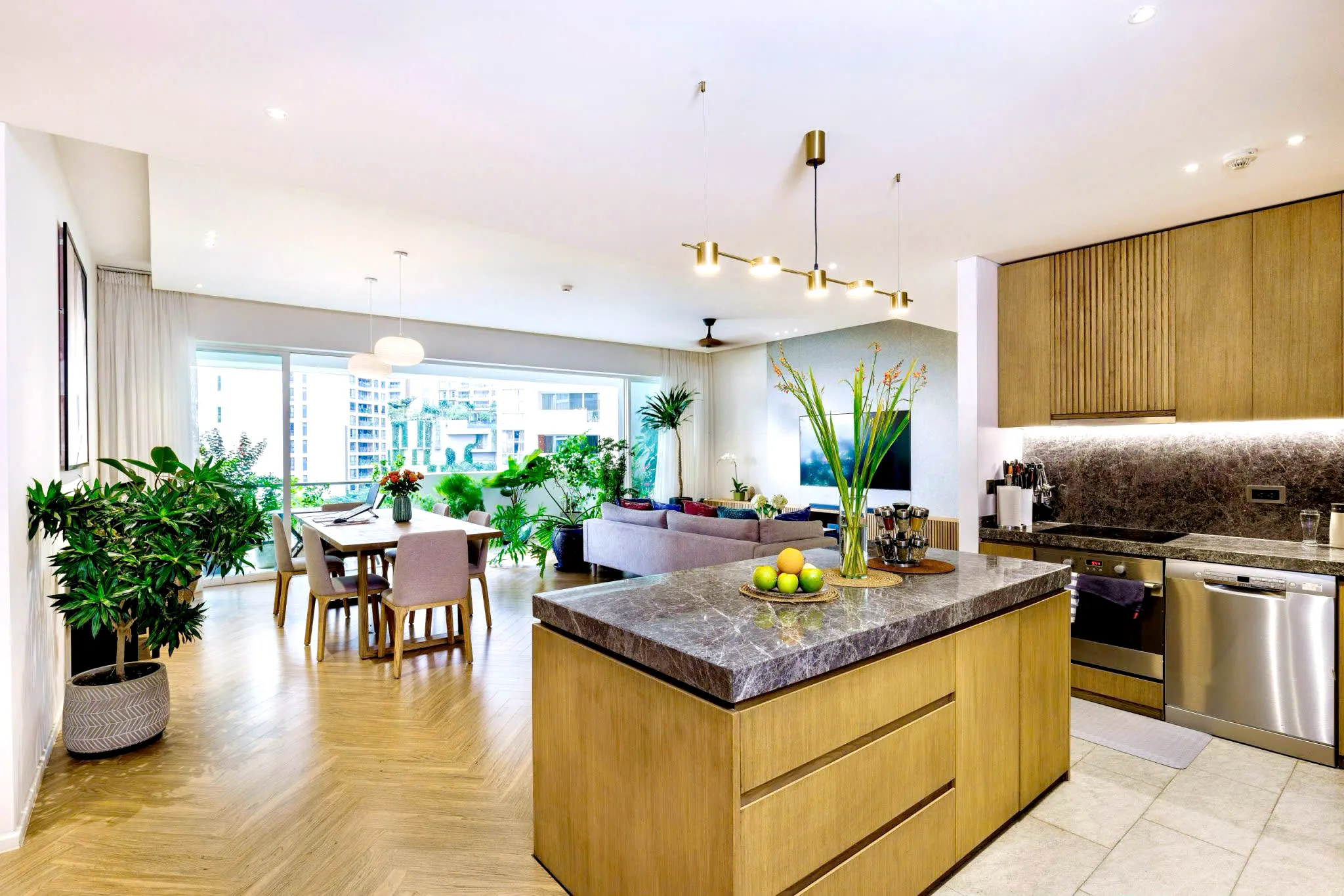 Renovation 171sqm Three Bedroom Estella Apartment For Rent in HCMC 3,600 USD/month