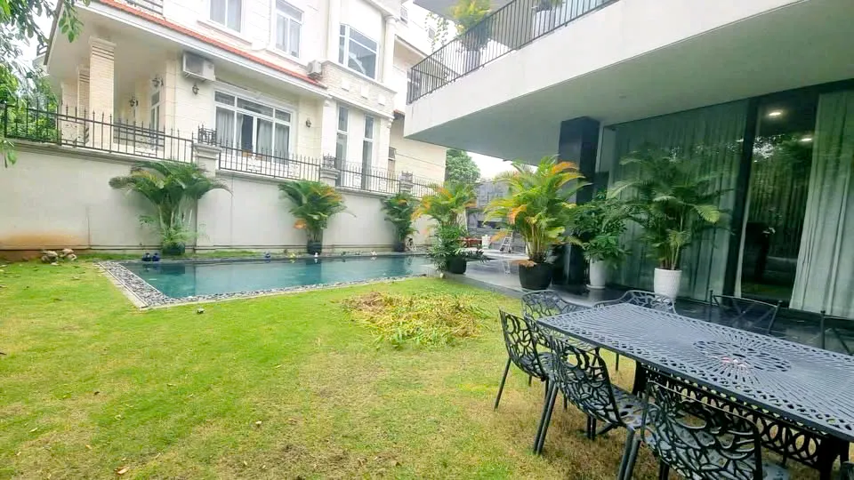 Super High Class Villa For Rent in Kim Son Compound Thao Dien HCMC 600sqm 9,000 USD/month