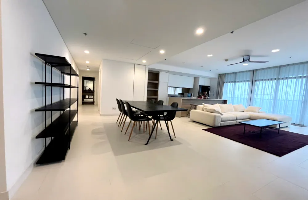 Clean New 03 Bedroom City Garden Apartment For Rent Binh Thanh HCMC 145sqm 2,900 USD/month