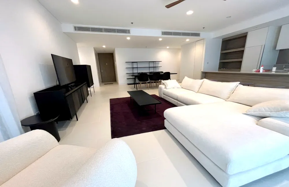 Clean New 03 Bedroom City Garden Apartment For Rent Binh Thanh HCMC 145sqm 2,900 USD/month