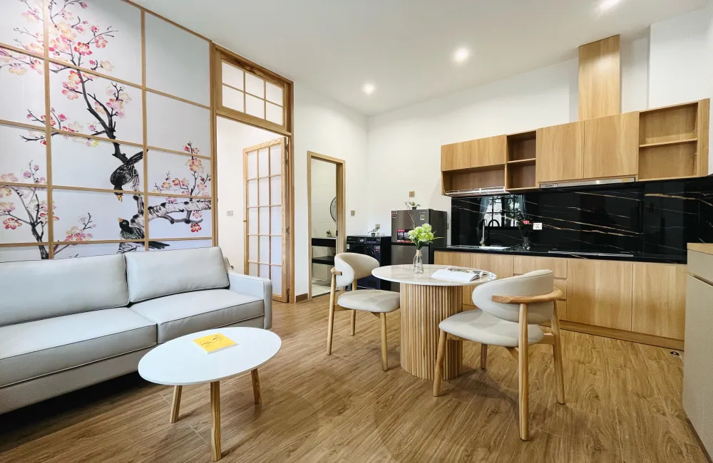 One Bedroom Go Villa Serviced Apartment in Vo Nguyen Giap St Thao Dien HCM 45sqm 600 USD/month