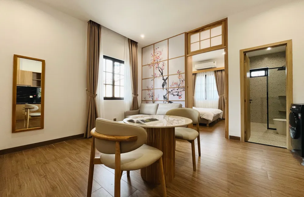 One Bedroom Go Villa Serviced Apartment in Vo Nguyen Giap St Thao Dien HCM 45sqm 600 USD/month